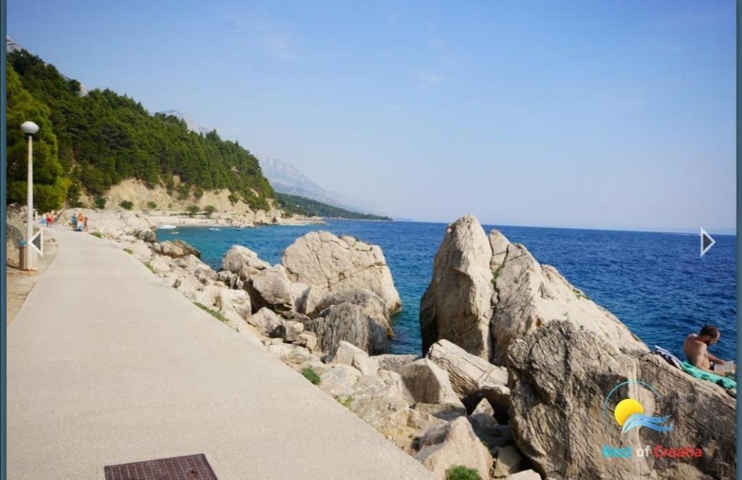Apartmani Mares - 20 M From The Beach Brela Ngoại thất bức ảnh